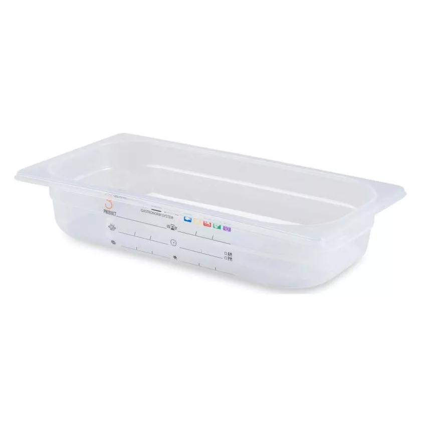 GN bac 1/3x65mm 2,4L PP IML transparent gastro-plus