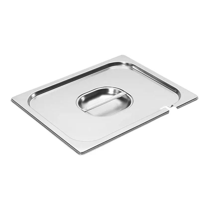 GN couvercle 1/2 avec decoupe inox Premium Line