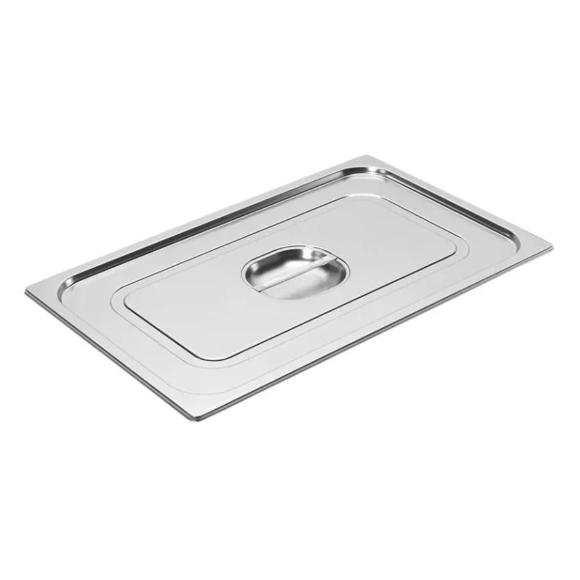 GN couvercle 1/2 sans decoupe inox Premium Line