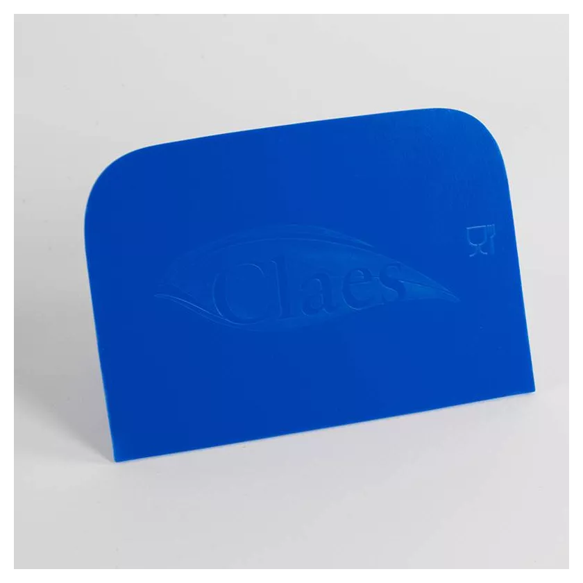 Grattoir 125x88mm PVC bleu Claes Distribution