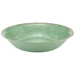 Plat melamine rond vert...
