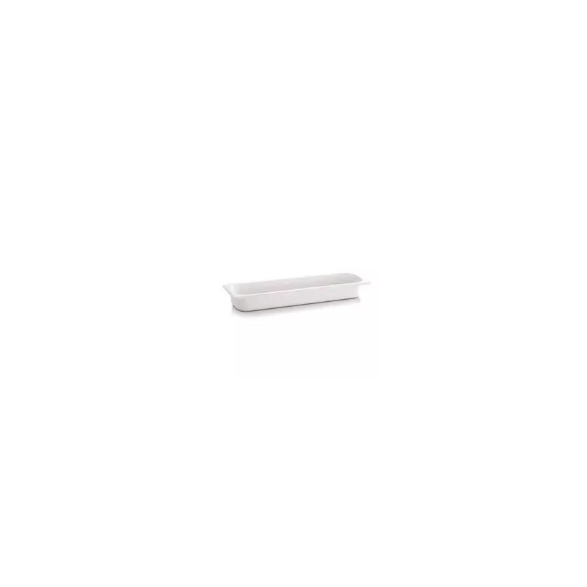 Melamine GN bac 2-4x65mm blanc 530x162x65mm