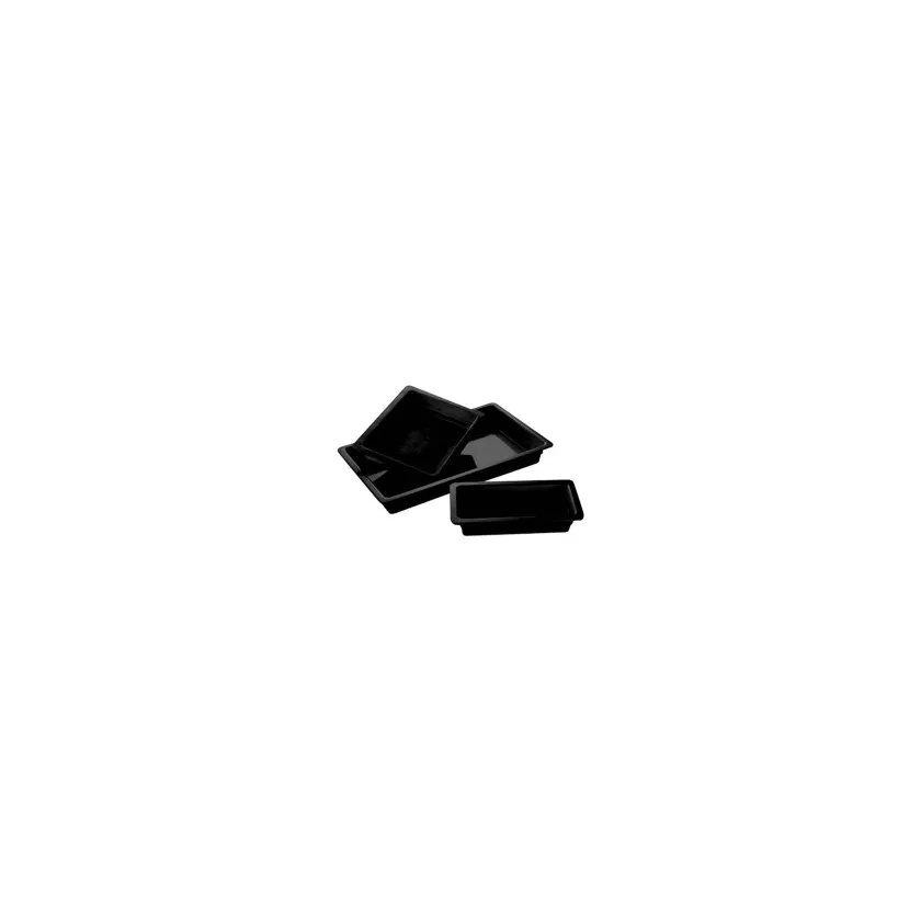 Melamine GN bac 2-3x65mm noir 353x325x65mm