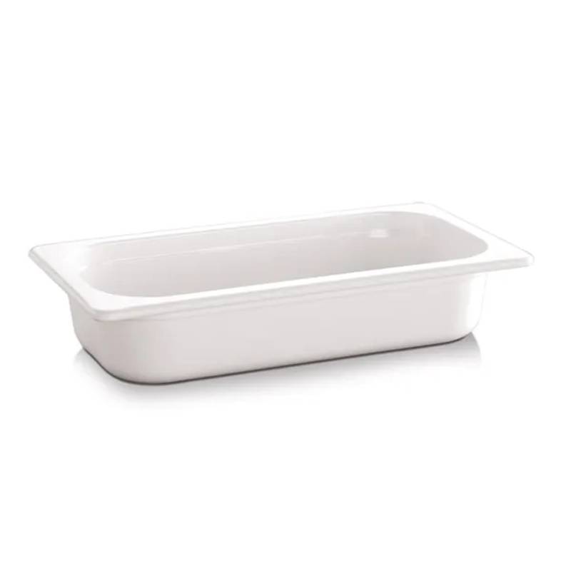 Melamine GN bac 1-4x65mm blanc 265x162x65mm