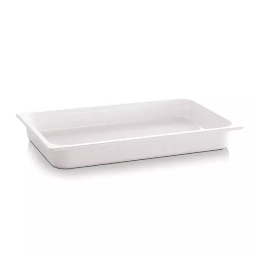 Melamine GN bac 1-2x65mm blanc 325x265x65mm