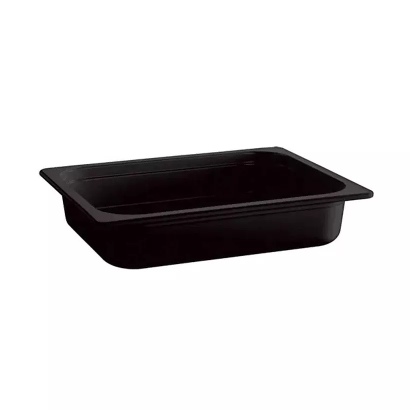 Melamine GN bac 1-1x65mm noir 530x325x65mm