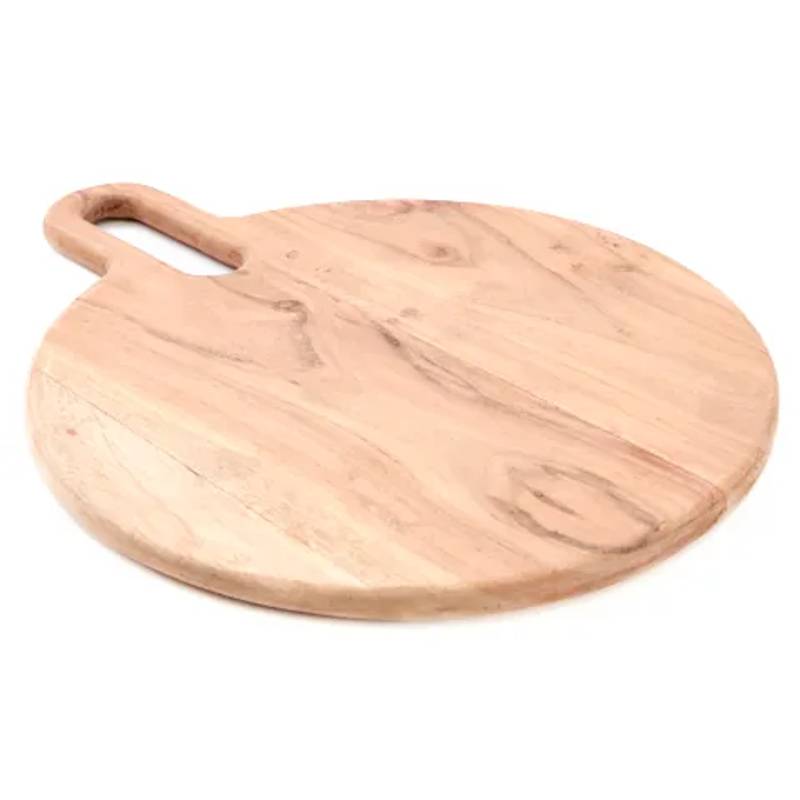 Planche a decouper bois rond diametre 40cm