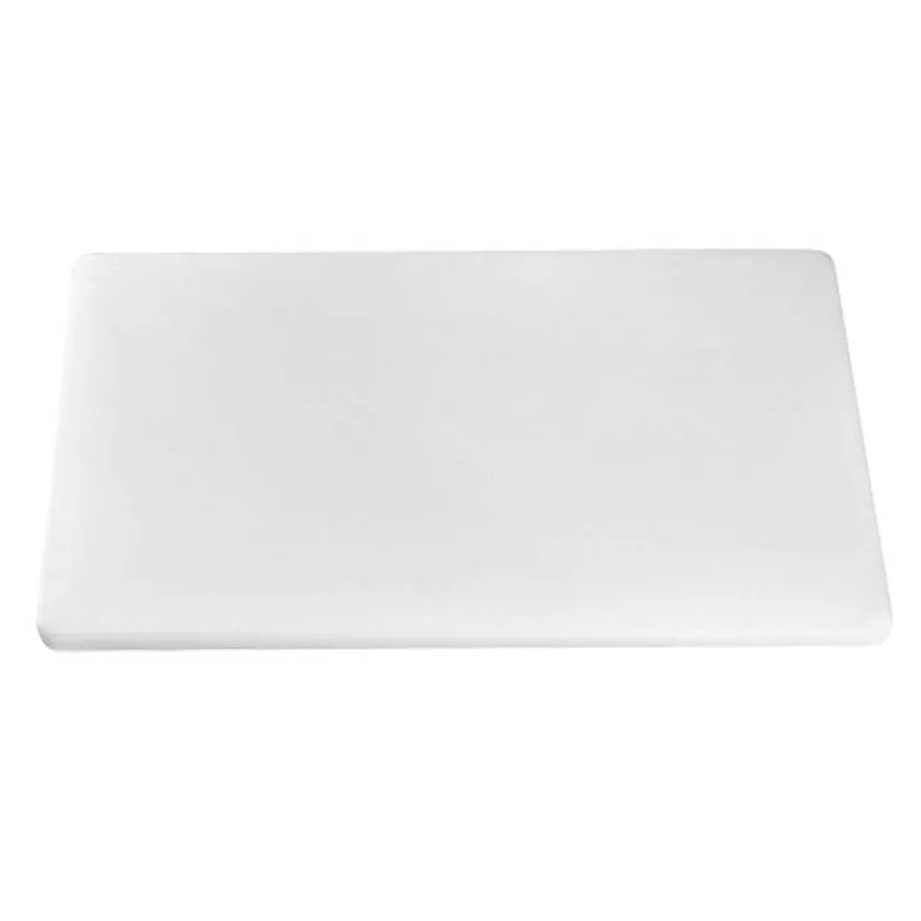 Planche a decouper 400x250mm blanche h25mm plate avec pieds