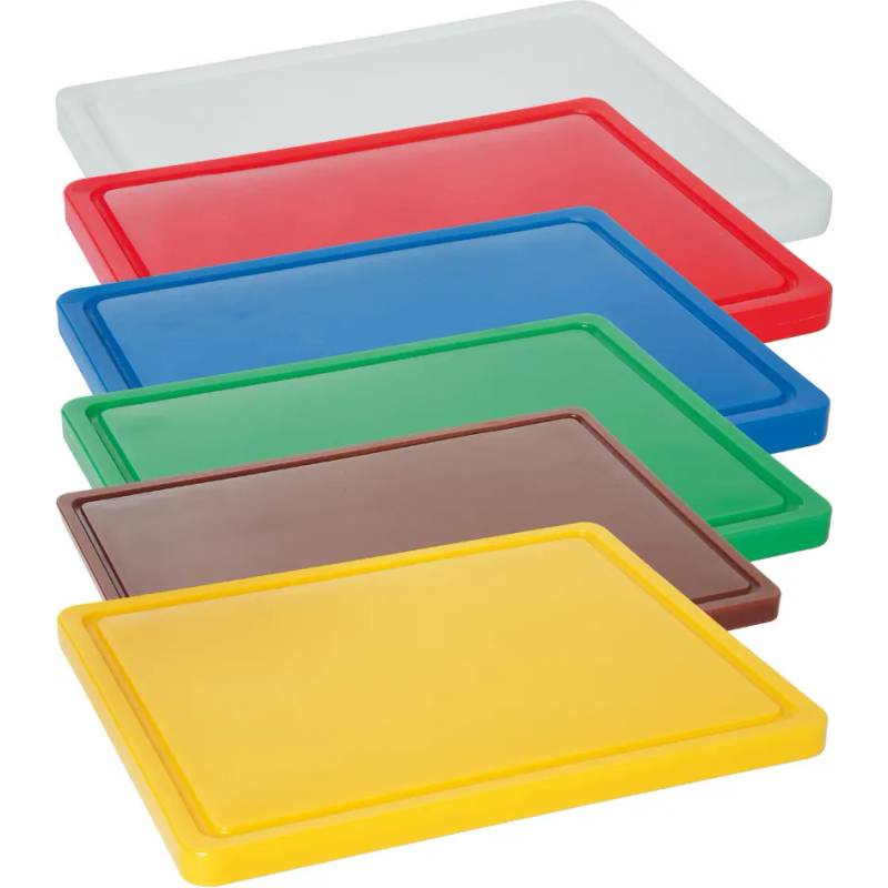 Planche a decouper 530x325mm rouge h15mm avec rainure