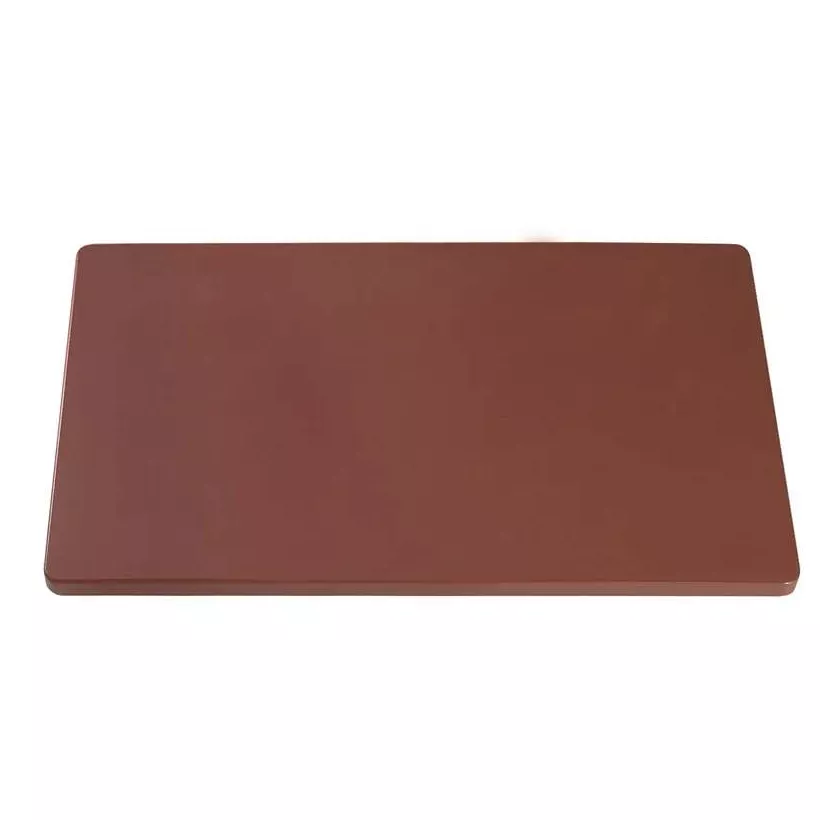 Planche a decouper 600x330mm brune h40mm plate
