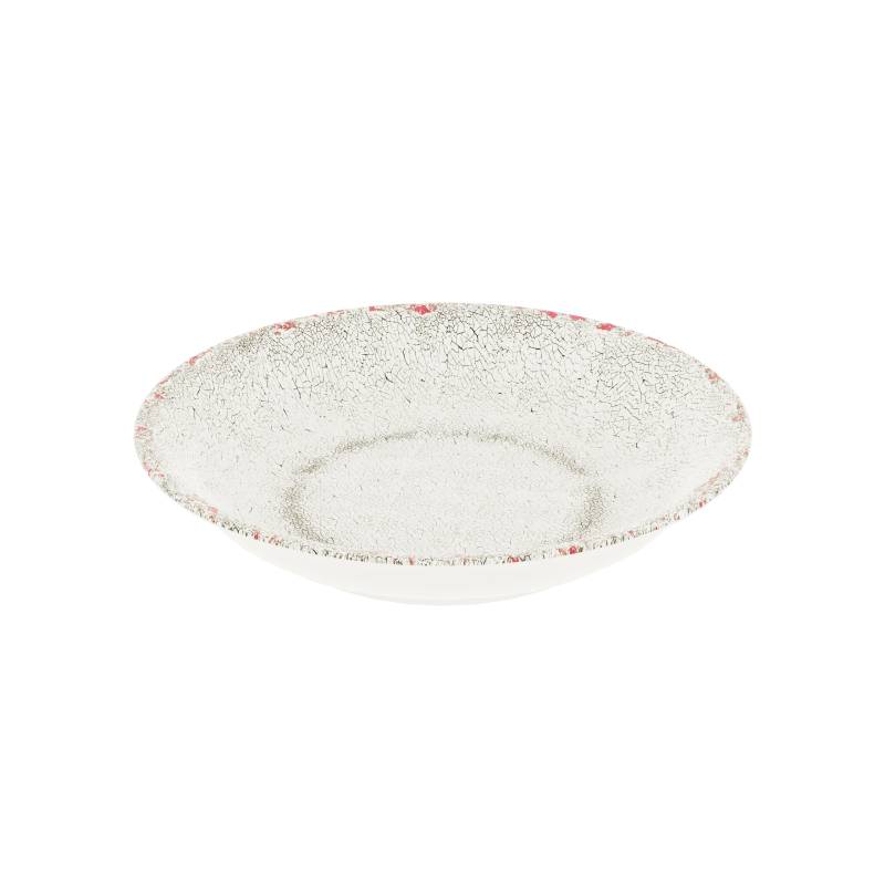 Plat rond melamine blanc...