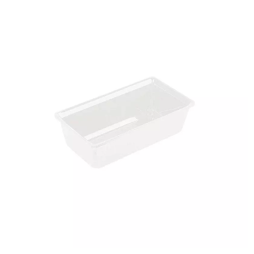 Saladier rectangulaire plexi blanc 215x155x85mm 1L