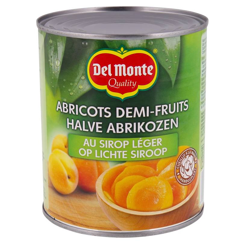 Demi-abricots au sirop 825g Del Monte