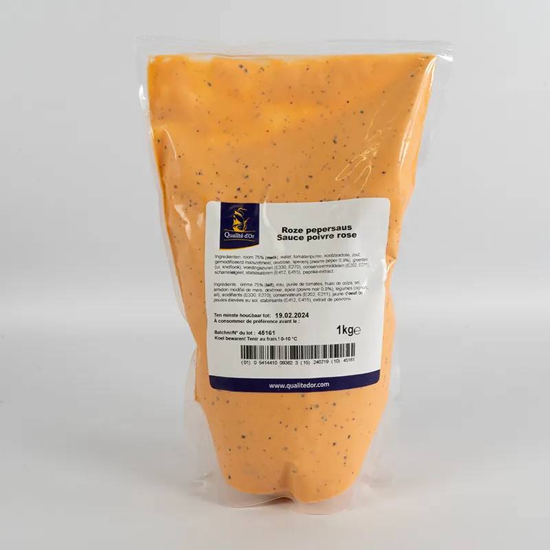 Sauce poivre rose 4x1kg...