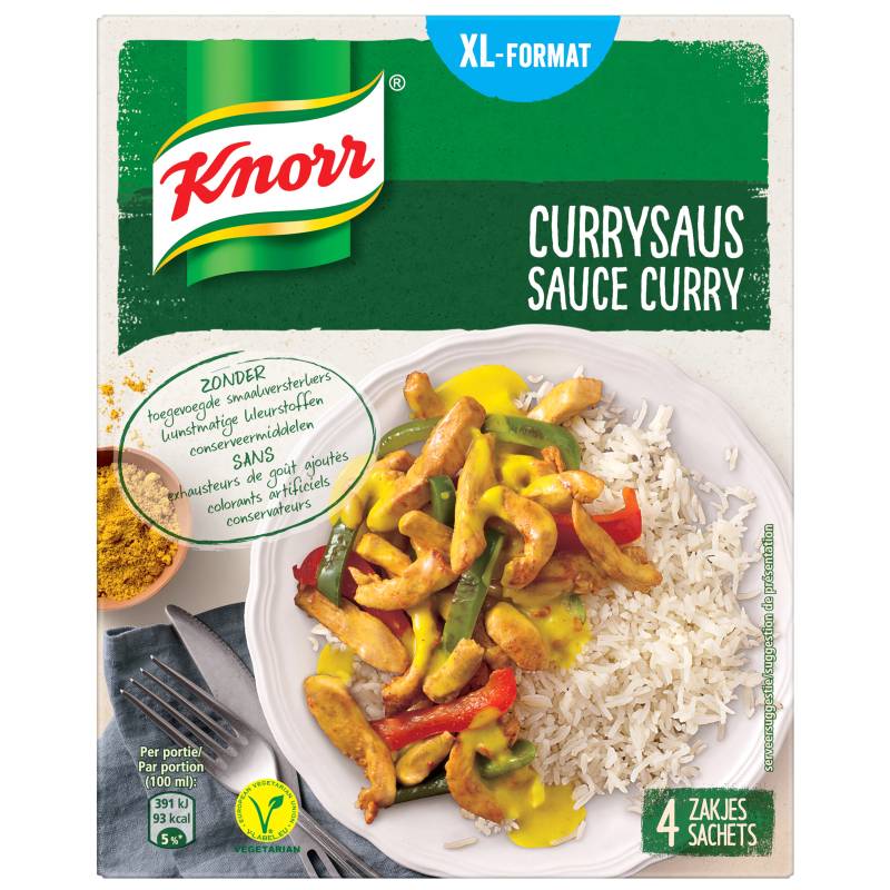 Sauce curry 4x24g Knorr retail