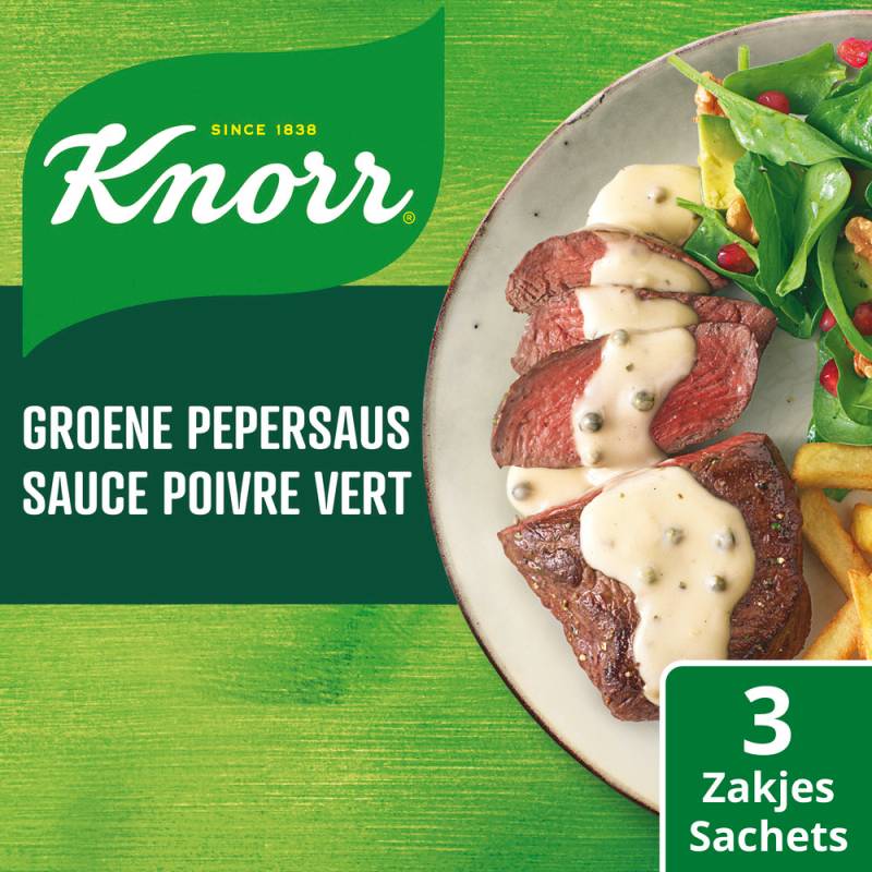 Sauce au poivre vert...
