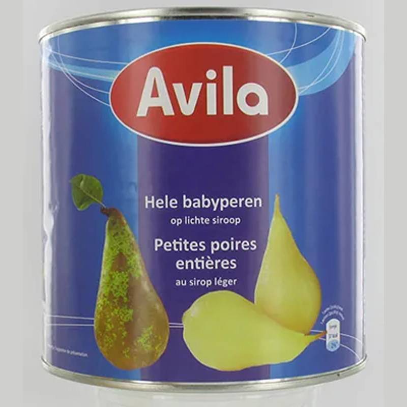 Petites poires entieres...