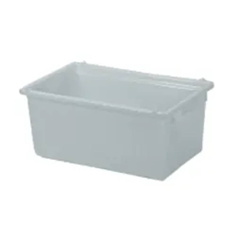 Bac hygienique 80L lisse blanc 750x490x300mm