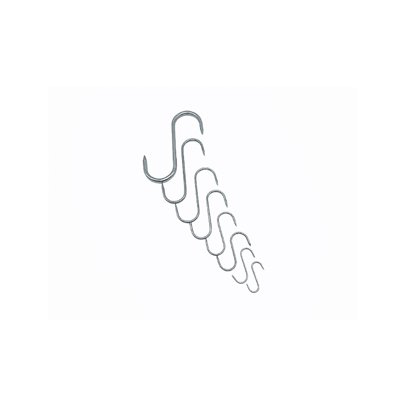Crochets de suspension en S 80 mm par 10