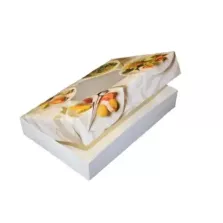 Boîte Quattro Bianco avec fenêtre 557x376x80mm (40pcs)