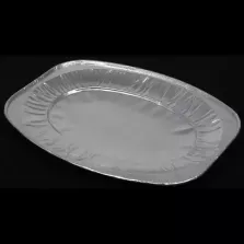 Plat catering ovale aluminium 430x286mm (120pcs)
