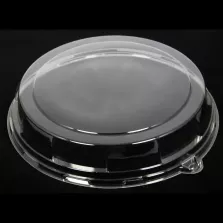 Couvercle PET plat rond transparent (Ø40cm)