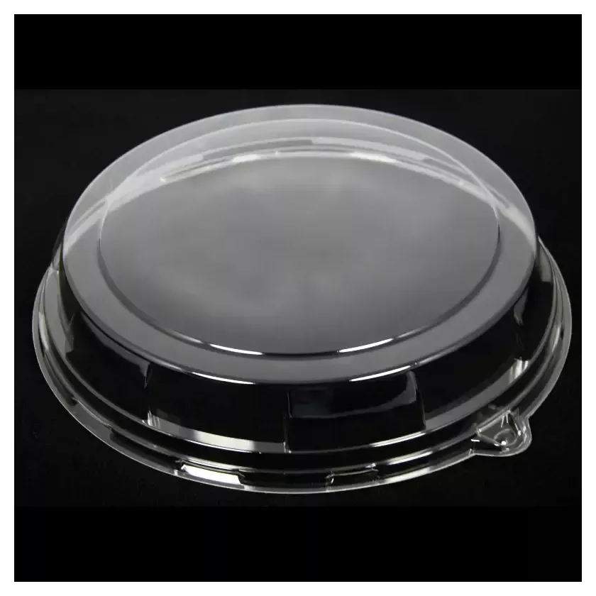Couvercle PET plat rond transparent (Ø30cm)