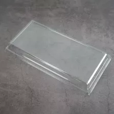 Couvercle rPET pour ravier 86x124x33mm dôme (396 pièces)