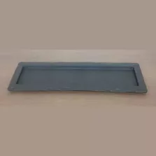 Plat ardoise gris PS 530x162mm étroit (10 pièces)