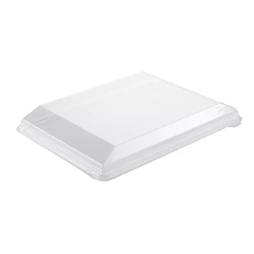 Couvercle rPET pour ravier 320x250mm h36mm (120 pièces)