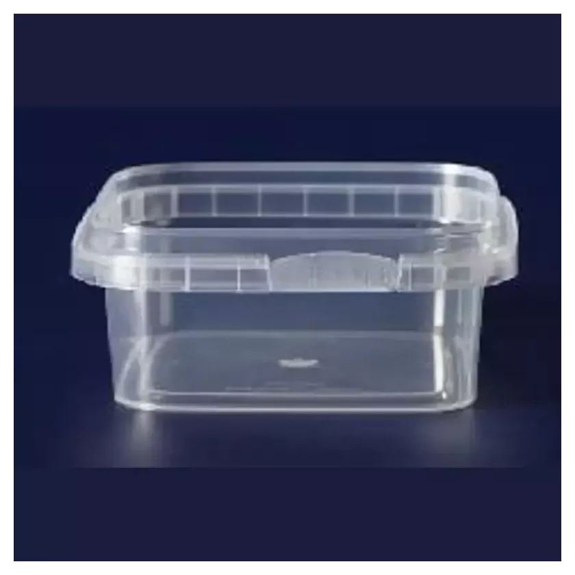 Ravier PP carré 185ml transparent 95×95×40mm (carton 1024 pièces)