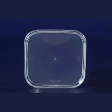 Couvercle PP ravier carré transparent 95×95mm (carton 2760 pièces)