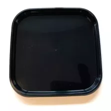 Couvercle PP ravier carré noir 95×95mm (carton 2760 pièces)