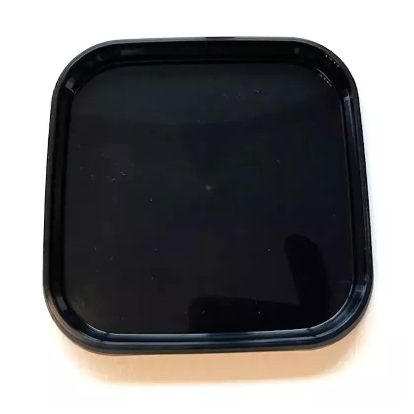 Couvercle PP ravier carré noir 95×95mm (carton 2760 pièces)