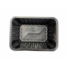 Barquette PP blanche 2 compartiments 645/540ml 227x178x50mm (carton 216)