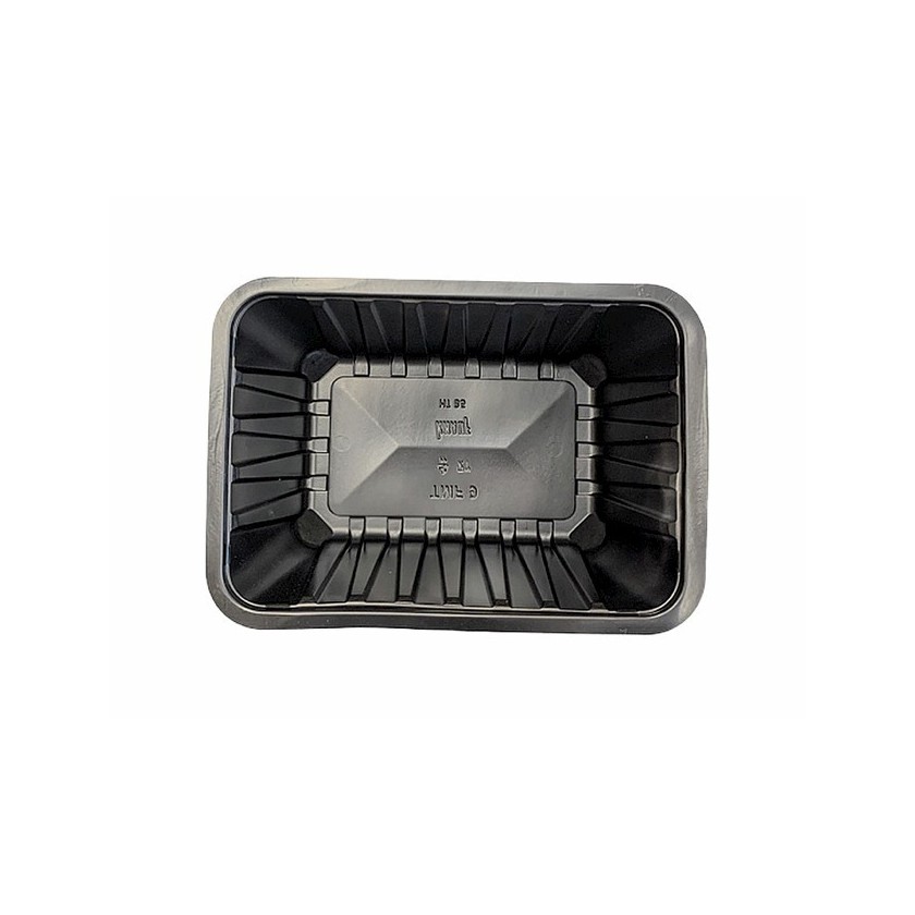 Barquette PP blanche 2 compartiments 645/540ml 227x178x50mm (carton 216)