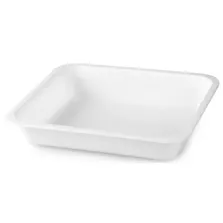 Barquette PP blanche 1 compartiment 227x178x40mm (carton 360)