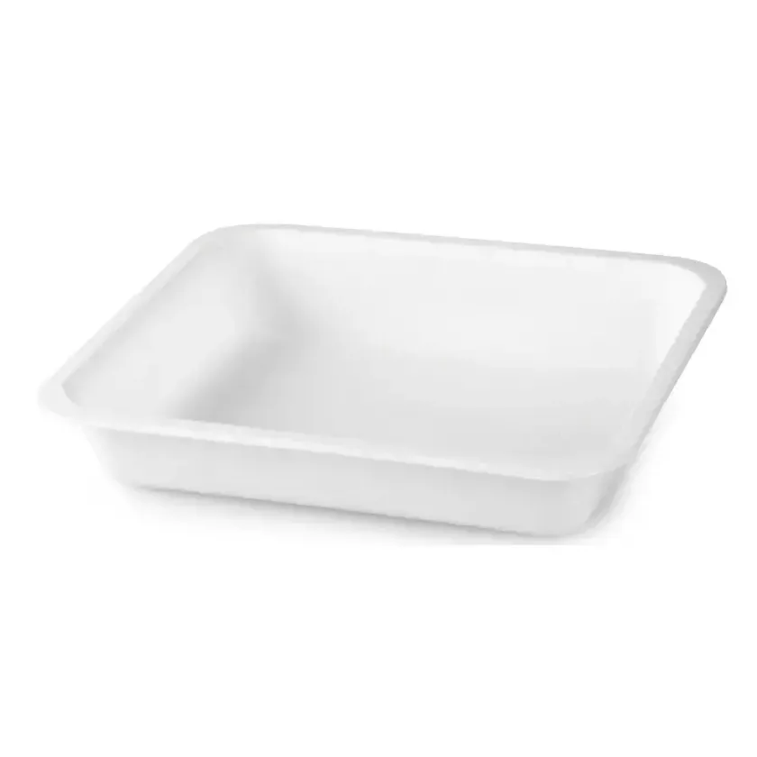 Barquette PP blanche 1 compartiment 227x178x40mm (carton 360)