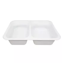 Barquette PP blanche 2...