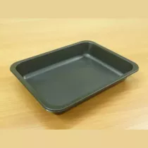 Barquette PP noire lisse 1...