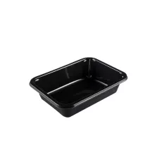 Barquette CPET noire 1 compartiment 187x137x45mm 770ml (par 432)