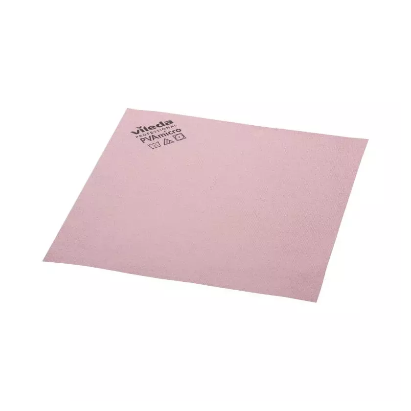 Lavette microfibre PVA rouge 38x35cm