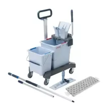 Chariot de nettoyage double...