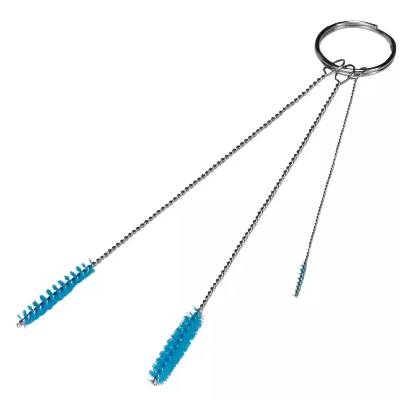 Brosse à canule kit bleu Ø2 Ø5 Ø6mm