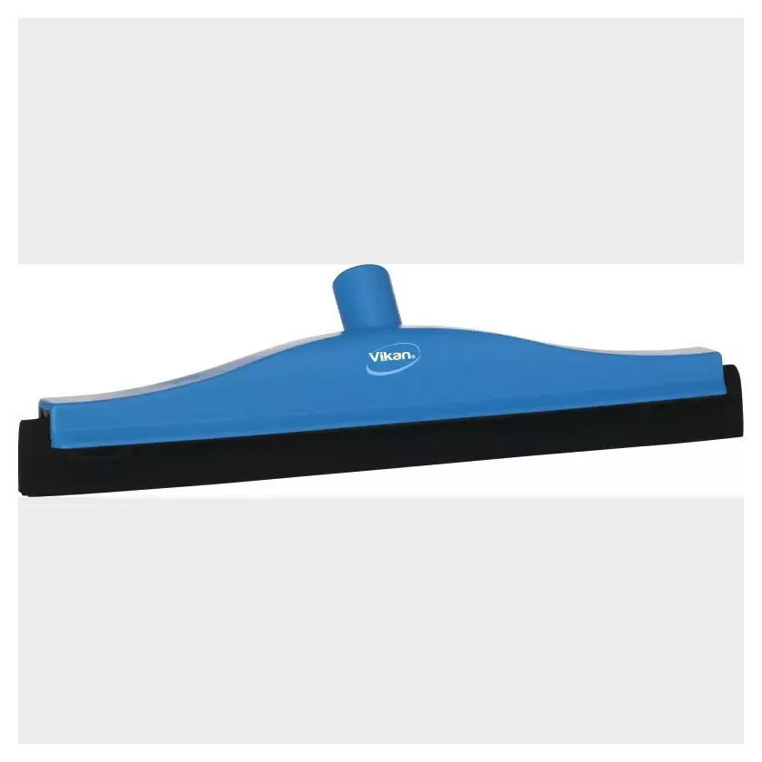 Raclette 400mm bleu caoutchouc noir fixe