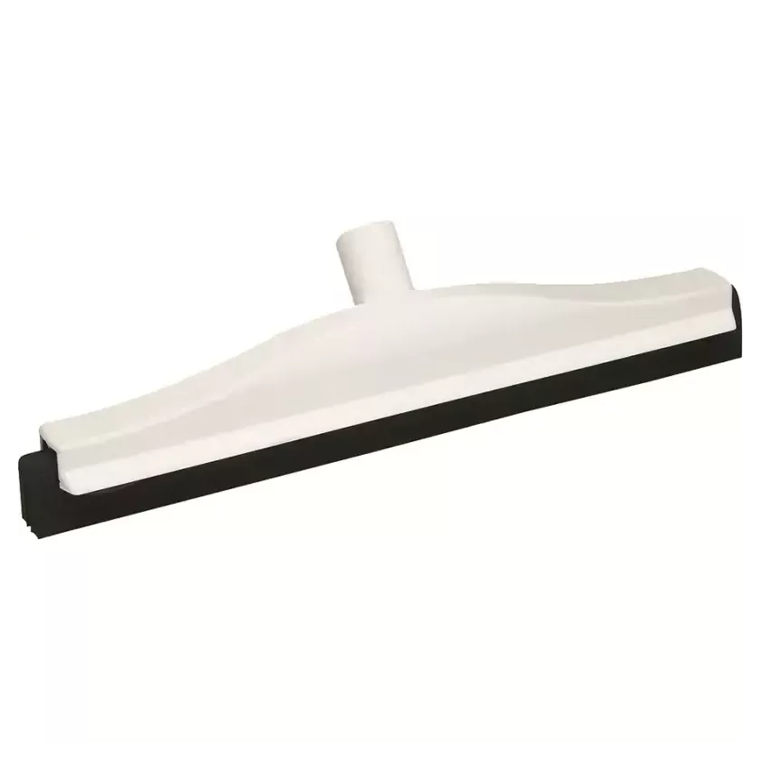 Raclette 500mm blanc caoutchouc noir fixe