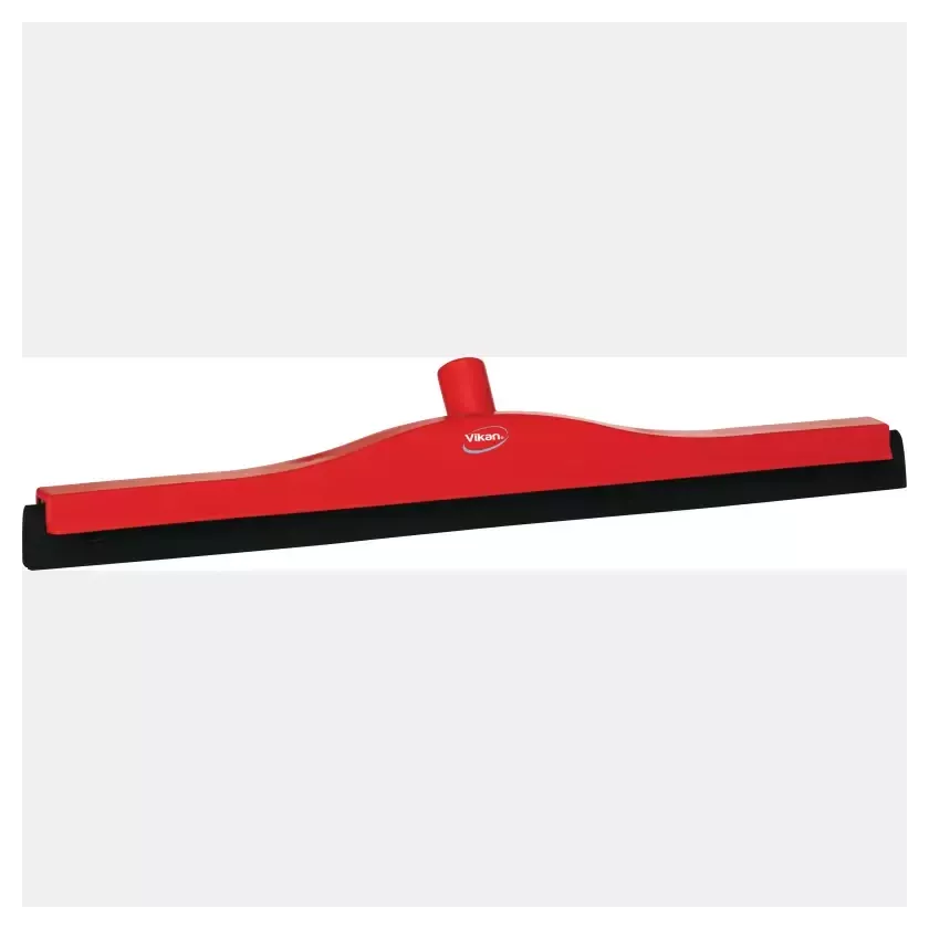 Raclette 600mm rouge caoutchouc noir fixe