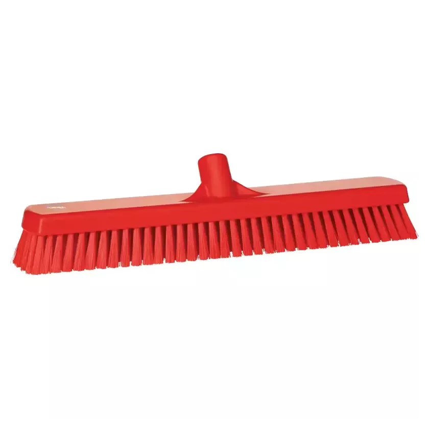 Brosse pour le sol 470mm dure rouge