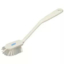 Brosse vaisselle avec manche médium blanche