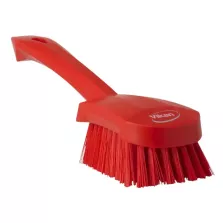 Brosse vaisselle courte dure rouge